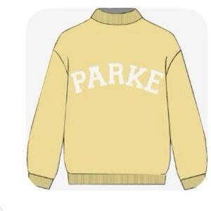 Parke heritage varsity Mockneck in yellow! Size L/XL worn maybe 5 times